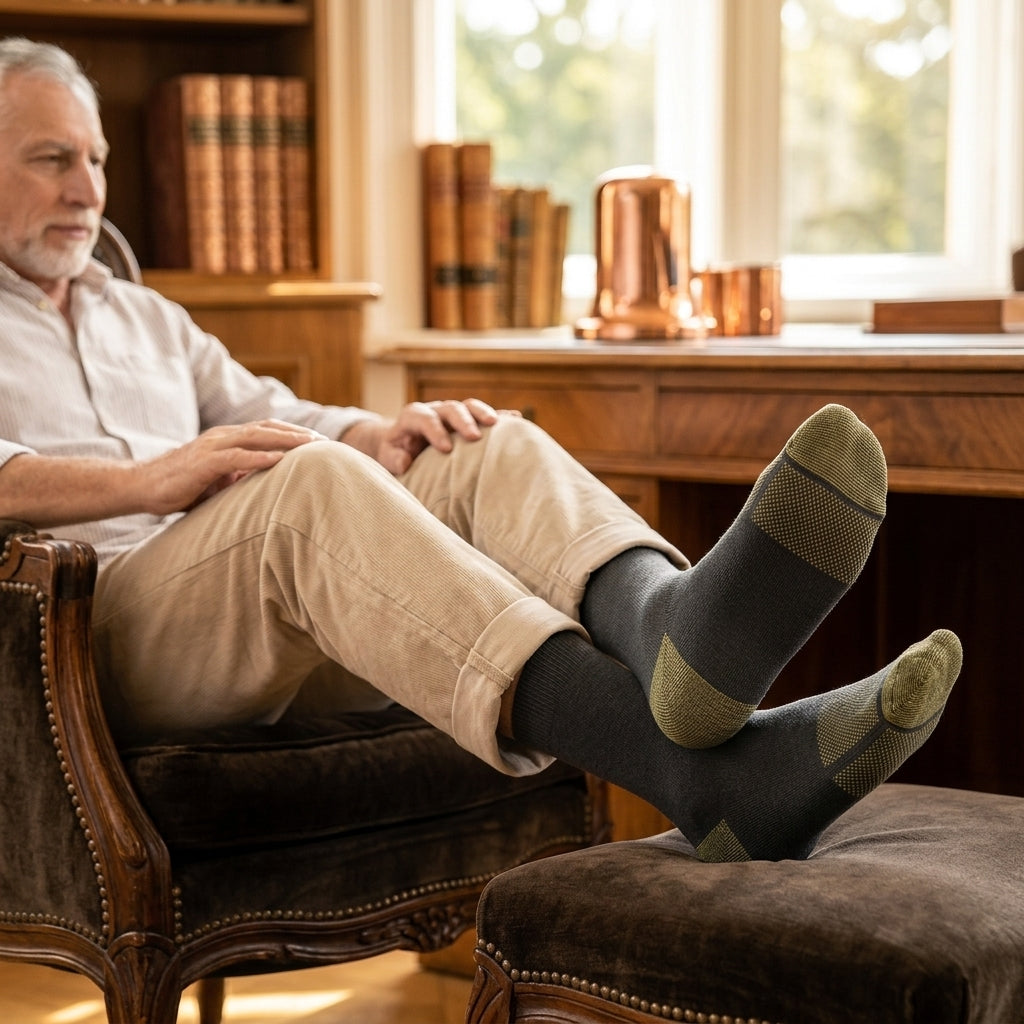 CuraMed - Kupfersocken gegen Schweißfüße, Fuß- & Nagelpilz & Fußgeruch