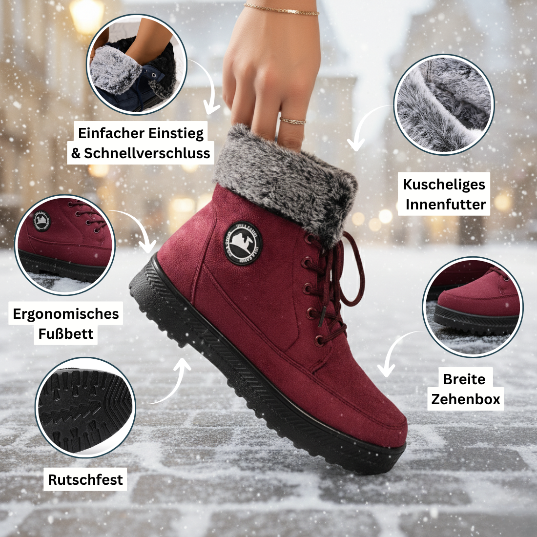 NORDKIND - Bequeme, rutschfeste Wärmestiefel