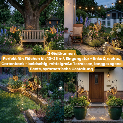 Magische Solar-Gießkanne - Verzaubert jeden Garten