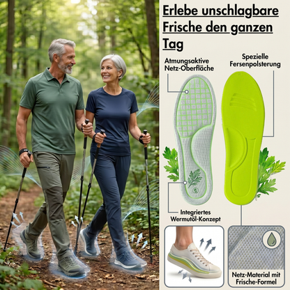 DRYFIT - 5D Einlegesohle: Antibakteriell & Schweißabsorbierend
