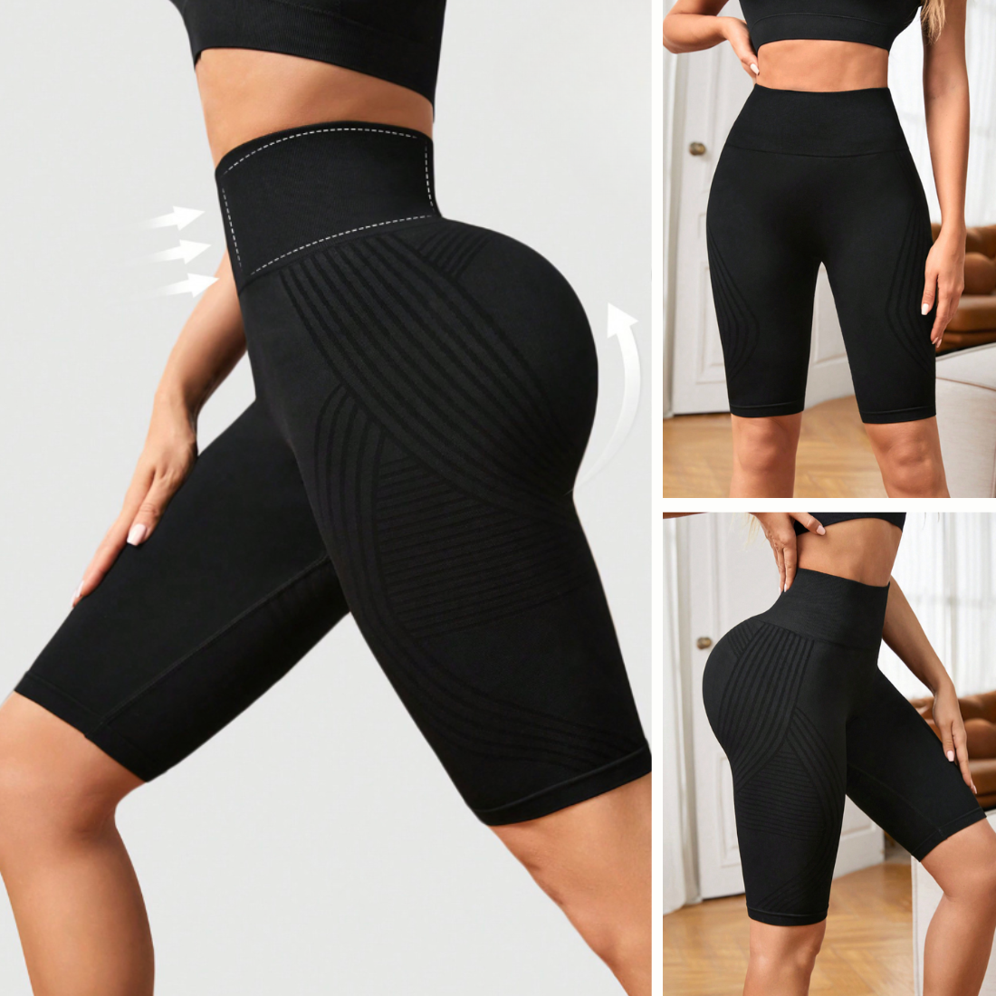 REVITA SHORTS - Kurze Kompressions-Leggings mit Kalorien-Boost & Hautstraffung