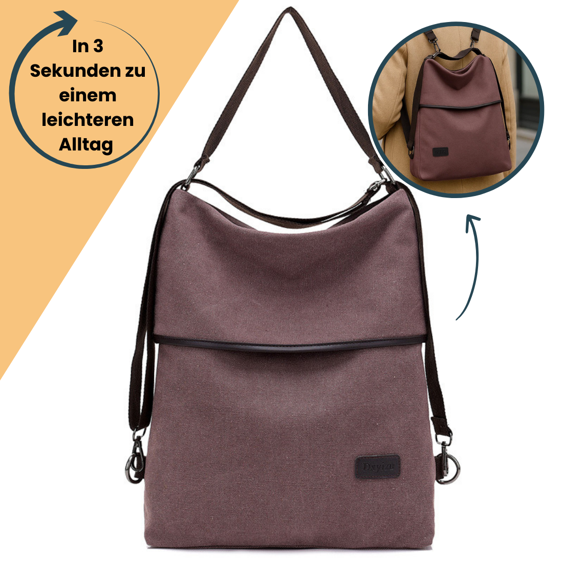 YOLA - Deine wandelbare 3-in-1 Tasche