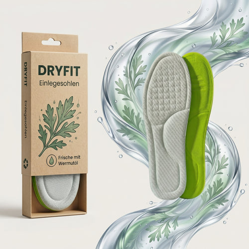DRYFIT - 5D Einlegesohle: Antibakteriell & Schweißabsorbierend