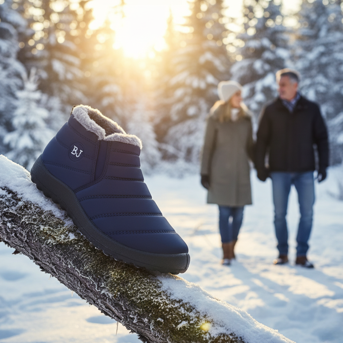 Roter NORDWIND Winterschuh mit Winterfutter
